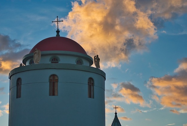 Costa-Rica-Church-at-Sunset-OP