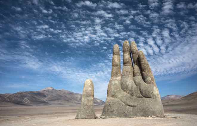 destination chile Atacama desert sculpture