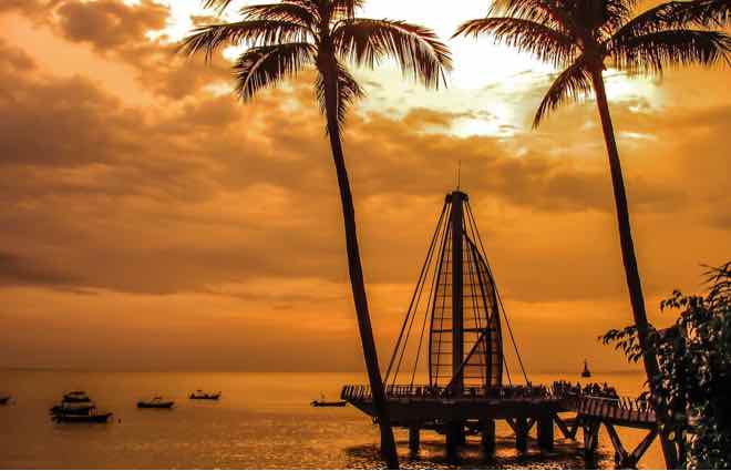 destination mexico puerto vallarta sunset