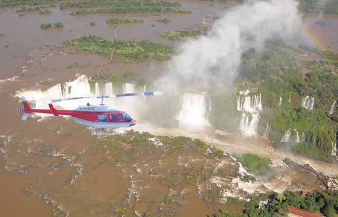 destinations Brazil Iguazu helicopter