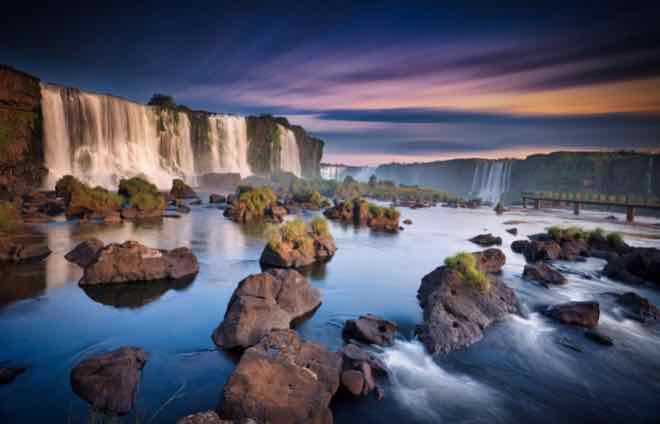destinations Brazil Iguazu sunset