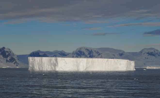 Antarctica route polar circle